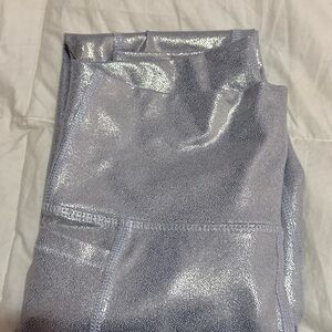 DSG Metallic Silver Leggings